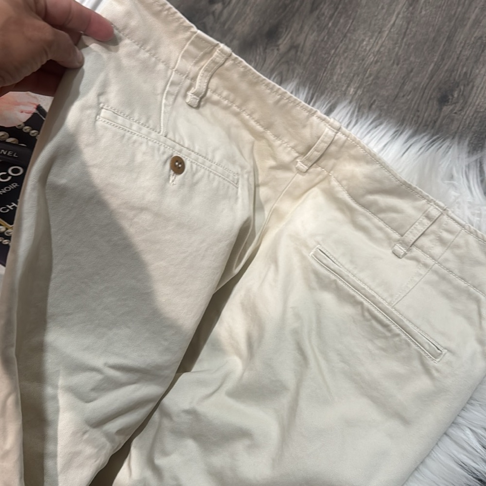 Buck Mason Cream Straight-Leg Chinos - Picture 7 of 11